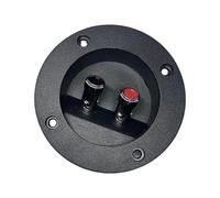 Terminales de altavoces redondos de 75 / 82 / 90 mm Taza con clips de carga de resorte Contactos de cobre de conductividad para fácil instalación de cables Sin tornillos Conectores de altavoces