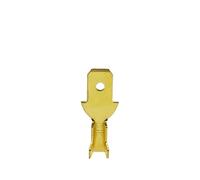 Terminales de anillo, conector de cable de terminal de cobre, conectores eléctricos 100 unids/lote 2,8/4,8/6,3 mm terminal de engarzado hembra y macho(4.8 Male)