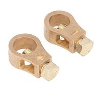 Terminales de Batería, Conectores, Abrazaderas, Terminal de Batería, Abrazadera de Cable, Conductividad Superior, Salida de Alta Corriente, 2 Piezas, Confiables para Accesorios de