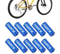 Terminales de cable Biicycle - Fundas de aleación de aluminio, cubiertas de cable de engranaje de freno, 10 puntas de cable de palanca de cambio de bicicleta, tapa de tubo de palanca de cable de