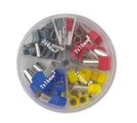 Terminales de casquillo preaislados secciones BM 2x4/2x6/2x10/2x16mm2 - 00424