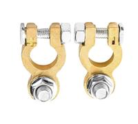 Terminales de conexión de batería, bornes de batería de coche, 2 abrazaderas de batería para el poste superior, extremos de cable de batería, protector de terminales de batería, conectores de