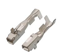 Terminales de crimpeado 2, mm for conectores cobre automoción, 20/50 unidades, for arneses cables 368085-1 368088-1(Female,20 pcs)