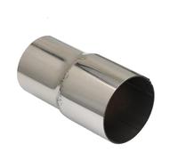 Terminales de Escape Adaptador Reductor Recto Universal Acero Inoxidable 32Mm A 48Mm Silenciador Escape Motocicleta Y Automóvil Tubería Soldada Varios Tamaños Silenciador Trasero Coche(O.D 38-42)
