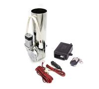Terminales de Escape Válvula Control Escape 2.25 Pulgadas Y 57Mm Tubo Eléctrico Recorte Con Remoto Silenciador Trasero Coche