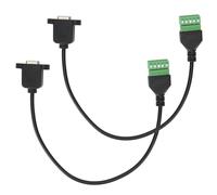 Terminales de tornillo blindados Plug & Play para conector USB macho tipo C, plantillas de cableado personalizadas con conector de bloque de