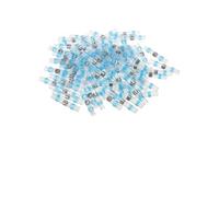Terminales Eléctricos Termorretráctiles Kit de terminales cable for soldar, conector termorretráctil, manguito soldadura, aislamiento marino, 10, 30 y 50 unidades(Blue,100PCS)