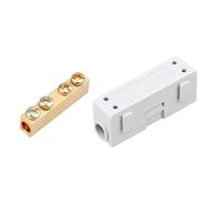 Terminales ignífugos, bloques de terminales de cable eléctrico rápido, bloqueo de tornillo para solución de cableado flexible, doble tornillo