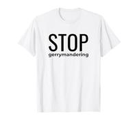 Terminar con el Gerrymandering Ahora mapas justos y votos Democracia Real Camiseta