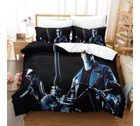 Terminator Juego De Ropa De Cama, Funda Nórdica 3D con Fundas De Almohada, para Funda De Edredón De Microfibra Suave con Cierre De Cremallera Juego De 3 Piezas King(220x240cm)