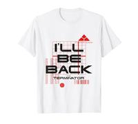 Terminator, volveré Camiseta, Hombre, Blanco, L