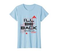 Terminator, volveré Camiseta, Mujer, Azul Bebé, L