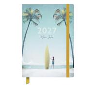 Terminkalender Classic Timer Beach 2027: Terminplaner 13 x 18,5 cm I Kalendarium in Deutsch I Platz für Notizen und Lesezeichenband