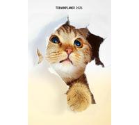 Terminplaner 2026: Cooles Katzen Design Jahresplaner und Kalender von Januar bis Dezember 2026 - Organizer und Zeitplaner für 1 Jahr