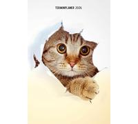 Terminplaner 2026: Witziger Katzen Design Jahresplaner und Kalender von Januar bis Dezember 2026 - Organizer und Zeitplaner für 1 Jahr