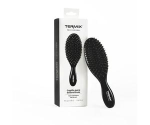Termix Cepillo Pelo para Extensiones, Cepillo Cerdas Jabali Naturales y Nylon Flexible, Desenredante Pelo Mujer, Respeta Fijación de Extensiones Sin Dañar, 2 Tamaños