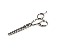 Termix CK23T Tijera Vaciado Profesional 5,5", 32 Dientes en V, Hojas Cóncavas, Aleación Acero Inoxidable, Mango Offset Ergonómico, Corte 25-30% de Volumen
