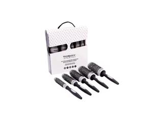 TERMIX EVOLUTION-PACK DE 5 CEPILLOS DE PELO TERMICOS REDONDOS. CEPILLOS PROFESIONALES DISEÑADOS PARA CADA TIPO DE CABELLO