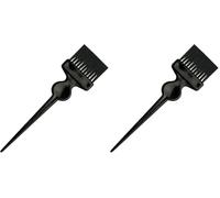 Termix Paletina Profesional para Tinte, Mango Ergonómico, Pincel Preciso para Mezclar y Aplicar Tinte Pelo Mujer Profesional (Negra Fibra Negra, Grande) (Paquete de 2)