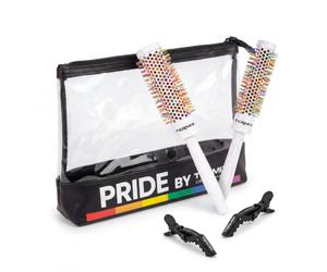 TERMIX - True Colors Pride Edition | Kit de Styling con Cepillos Térmicos Ø23 y Ø28, 2 Pinzas Profesionales y Neceser | Brushing, Volumen, Movimiento y Definición Profesional para el Cabello