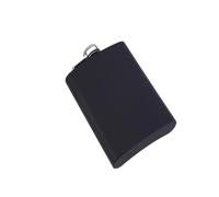 Termo 304 de grado alimenticio de 6 onzas para whisky, vodka, vino, colección Hip Burn, bebida, botella de bolsillo, campamento al aire libre (negro)