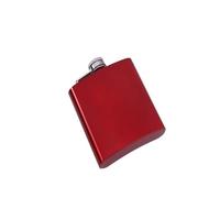 Termo 304 de grado alimenticio de 6 onzas para whisky, vodka, vino, colección Hip Burn, bebida, botella de bolsillo, campamento al aire libre (rojo)