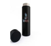Termo Botella Premium de Acero inoxidable 500ml con Pantalla LED-Diseño "Yo Soy Indomable", Aislación al Vacío para Bebidas Calientes y Frias