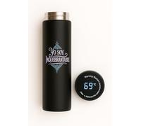 Termo Botella Premium de Acero inoxidable 500ml con Pantalla LED-Diseño "Yo Soy Inquebrantable", Aislación al Vacío para Bebidas Calientes y Frias