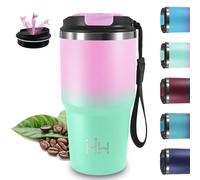 Termo Cafe, 20oz Vaso Termico, sin BPA, Taza Termica, Acero Inoxidable 18/8, Vaso Termo a Prueba de Fugas, Mantiene 8H Frio/6H Calor, Doble Aislamiento, para Viajes, Cafetería, Gimnasio