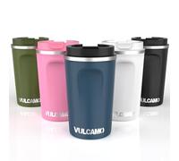 Termo Cafe 380ml/13oz -Taza Termica Sin BPA Vaso Termico Acero Inoxidable Taza Cafe Llevar Antigoteo Vaso Termo Cafe Para Llevar Taza Cafe o Taza Te Frio o Caliente Taza Termo Cafe Travel Mug (Azul)