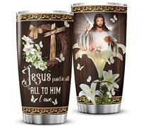 Termo Café Con Pajita Y Tapa Taza Aislante Acero Inoxidable Tazas De Viaje Isotérmica Para Mamá Papá Amigo 590 Ml Jesús Lo Pagó Todo