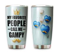 Termo Café Isotérmica Taza Aislante Tazas De Viaje Isotérmica Para Navidad Mamá Colegas 590 Ml Mis Personas Favoritas Me Llaman Gampy - Regalos Divertidos Para El Mejor Abuelo Del Mundo.