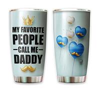 Termo Café Isotérmica Vaso Termico Reutilizable Taza Termica De Viaje Para Papá Mamá Amigo 590 Ml Mis Personas Favoritas Me Llaman Papá - Regalos Divertidos Para El Mejor Papá Del Mundo.