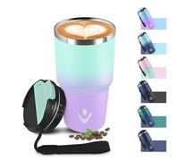 Termo Cafe para Llevar 600ml 20oz, Botella Agua Acero Inoxidable, Taza de Café Reutilizables, Vaso Termico Antigoteo, Taza Aislante Hermética al Vacío con Tapa para Viaje, Gimnasio, Oficina, Correr