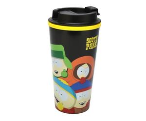 Termo Café para Llevar South Park, Regalo Divertido Fans | Taza térmica café para llevar, con Kenny, Kyle, Stan y Eric, apta café y té, uso diario, by Blue Sky Studios