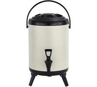Termo Comercial de Agua Caliente, Barril Aislado de Acero Inoxidable con Grifo de Resina, dispensador de Bebidas para té, Zumo, Leche, Sopa o café (tamaño: 12 L).