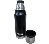 Termo compacto de 750 ml Slimline Yerba Mate - Termo de doble pared de acero inoxidable con tapón giratorio Gaucho Bruno