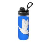 Termo de viaje de acero inoxidable Flying White Goose, termo deportivo de 18 onzas, adecuado para ciclismo, gimnasio, baloncesto, termo al aire libre
