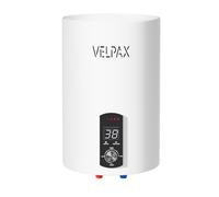 Termo Eléctrico 50 Litros, Calentador de Agua Eléctrico Vertical, Calentadores de Agua Instantáneos con pantalla digital de temperatura[Clase de eficiencia energética A]