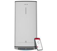 Ariston Velis Tech Dry Wifi(ex.FleckDuo7)- Termo Eléctrico 80 Litros Multiposición, Calentador de Agua Plano Compatible con Alexa Anticorrosión y Antical, Servicio Post-Venta solo Disponible en España