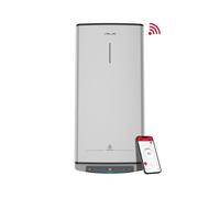 Ariston Velis Tech Dry Wifi (ex.Fleck Duo7) - Termo Eléctrico 80 Litros Multiposición, Calentador de Agua Eléctrico 108,7x27,5x51,1, Instalación en España Eficiencia B Rango(A+/F) Compatible con Alexa