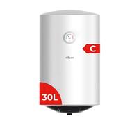 Termo eléctrico Nilson 30L 1500W vertical blanco manual con válvula seguridad