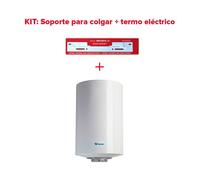Termo eléctrico, regent, regent 100l + soporte de pared instafix, instalación vertical