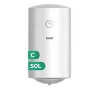 Termo eléctrico SVAN 50L 1500W vertical acero esmaltado control manual