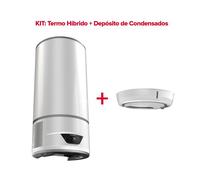 Termo híbrido, ariston, lydos hybrid wifi 80 litros + depósito de condensados, vertical