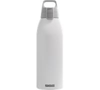 Termo sigg shield therm one de acero inoxidable aislado al vacío de 1,5 litros blanco
