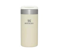 STANLEY Aerolight Transit Termo Cafe para Llevar 0.35L - Mantiene el Calor Durante 6 Horas - Compatible con Soporte para Coche - Taza Café Antifugas - Apta Para Lavavajillas - Cream Metallic