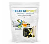 Termo T - Sport Biopro | mezcla de té Verde y productos termogenicos para el deporte que transforman la grasa en energía, Nutren y controlan medidas perder peso (490g, Limon Vainilla)