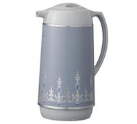 Termo Térmico Zojirushi AHGB-10D-HG Kiriko Gray 1L - Botella Aislada al Vacío Premium con Revestimiento de Vidrio - Conserva Bebidas Calientes y Frías - Diseño Japonés Elegante