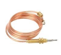Termocouple de gas HR0001 Premium cobre de reemplazo universal Termocouple para cocción de horno de gas de gas 120 cm de larga duración termopar para electrodomésticos de cocina